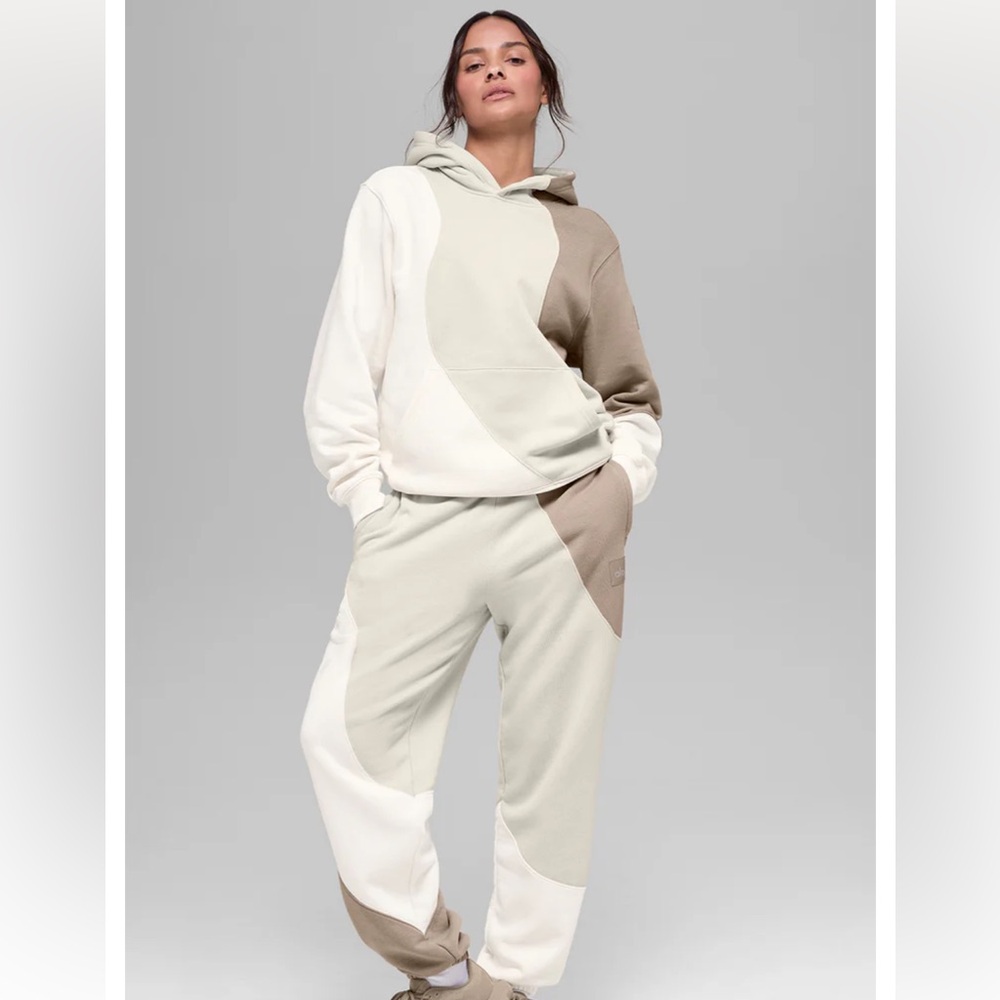 ALO Colorblock Hoodie and Joggers Set